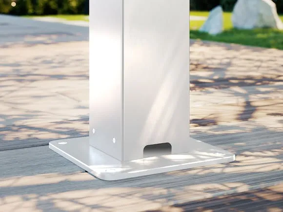 Louvre Roof System Wall Mount 3m x 3m White
