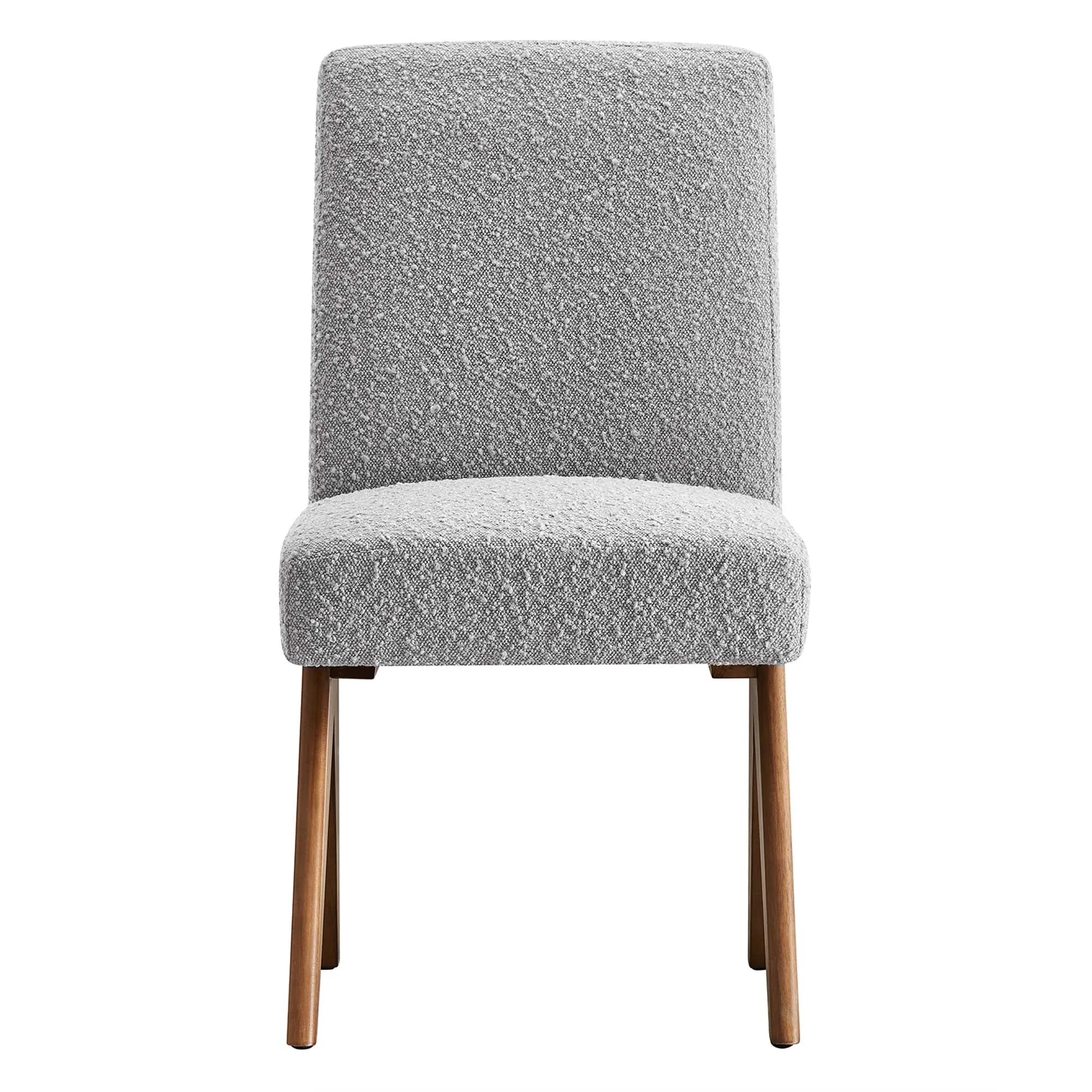 Lyra Boucle Fabric Dining Room Side Chair - Set of 2 by Modway