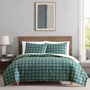 Mainstays MS042803784603 3-Piece Adult Comforter Set, Buffalo Check, Full,Queen