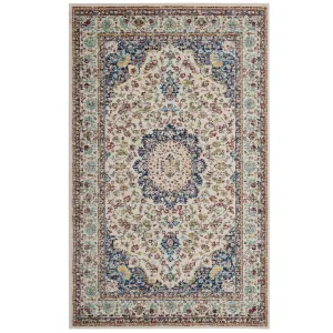 Meryam Distressed Vintage Medallion Area Rug by Modway