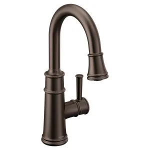 Moen 6260ORB Belfield 1.5 GPM Single Hole Pull Down Bar Faucet - Bronze