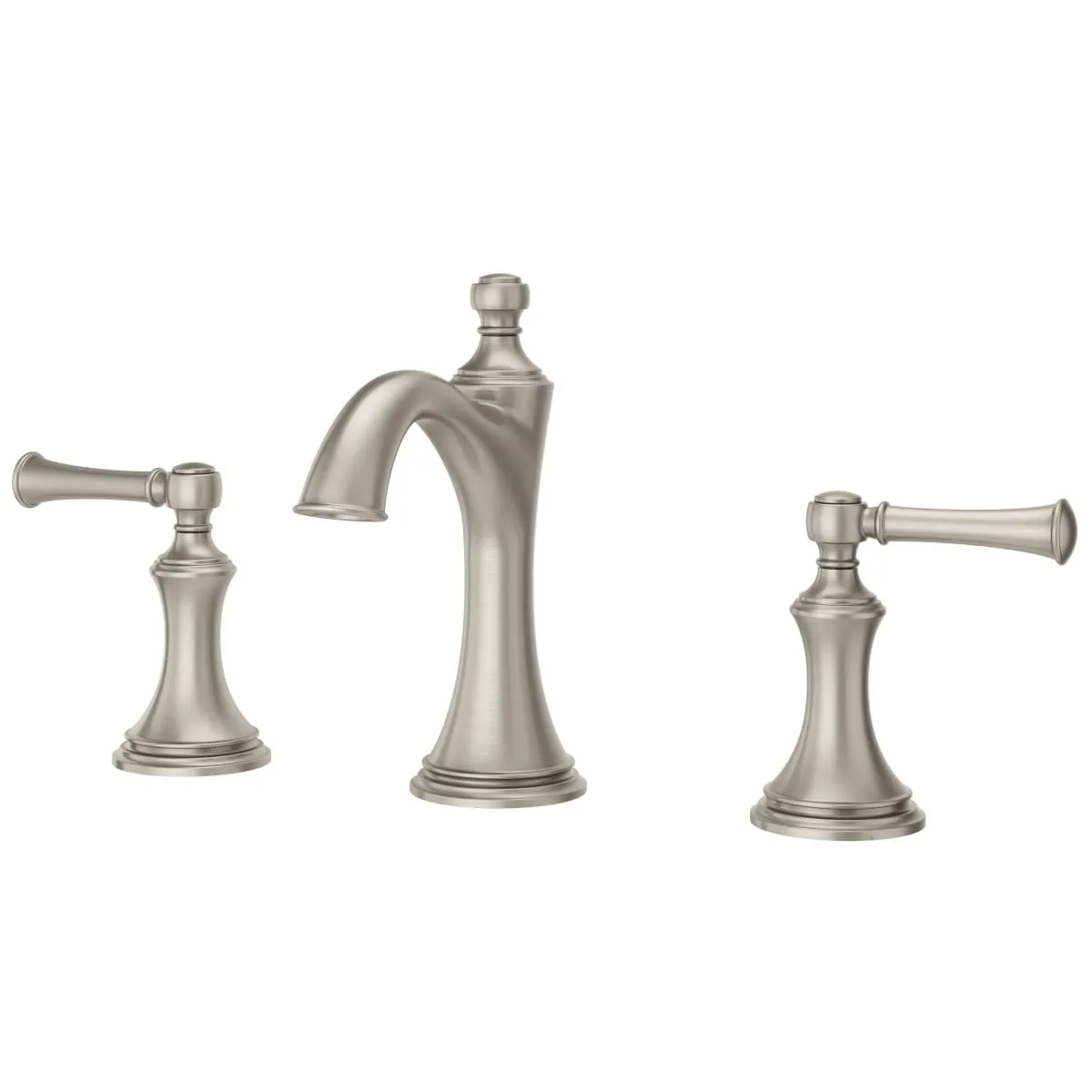 Pfister LG49-TB0 Tisbury 2-Handle 8 inch Widespread Bathroom Faucet, Brushed Nickel