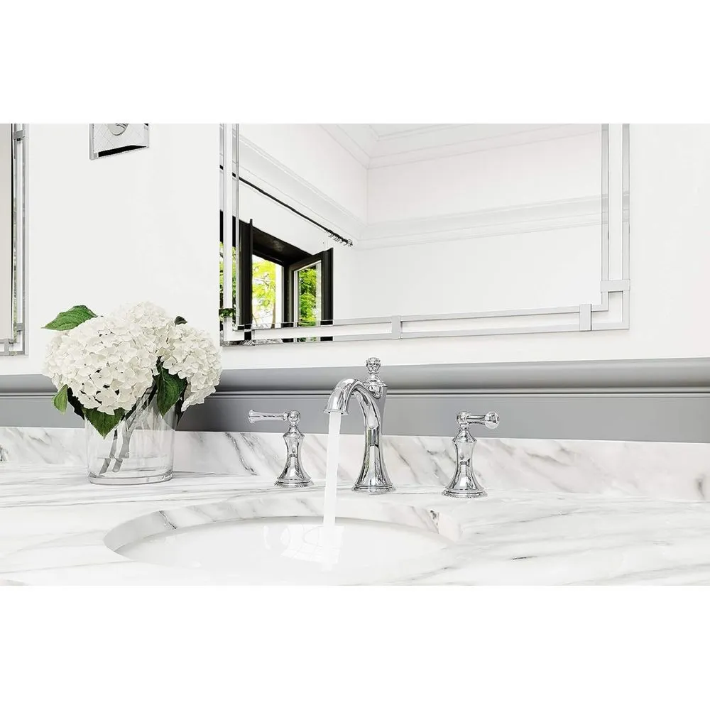 Pfister LG49-TB0 Tisbury 8" Widespread Bathroom Faucet, Polished Chrome