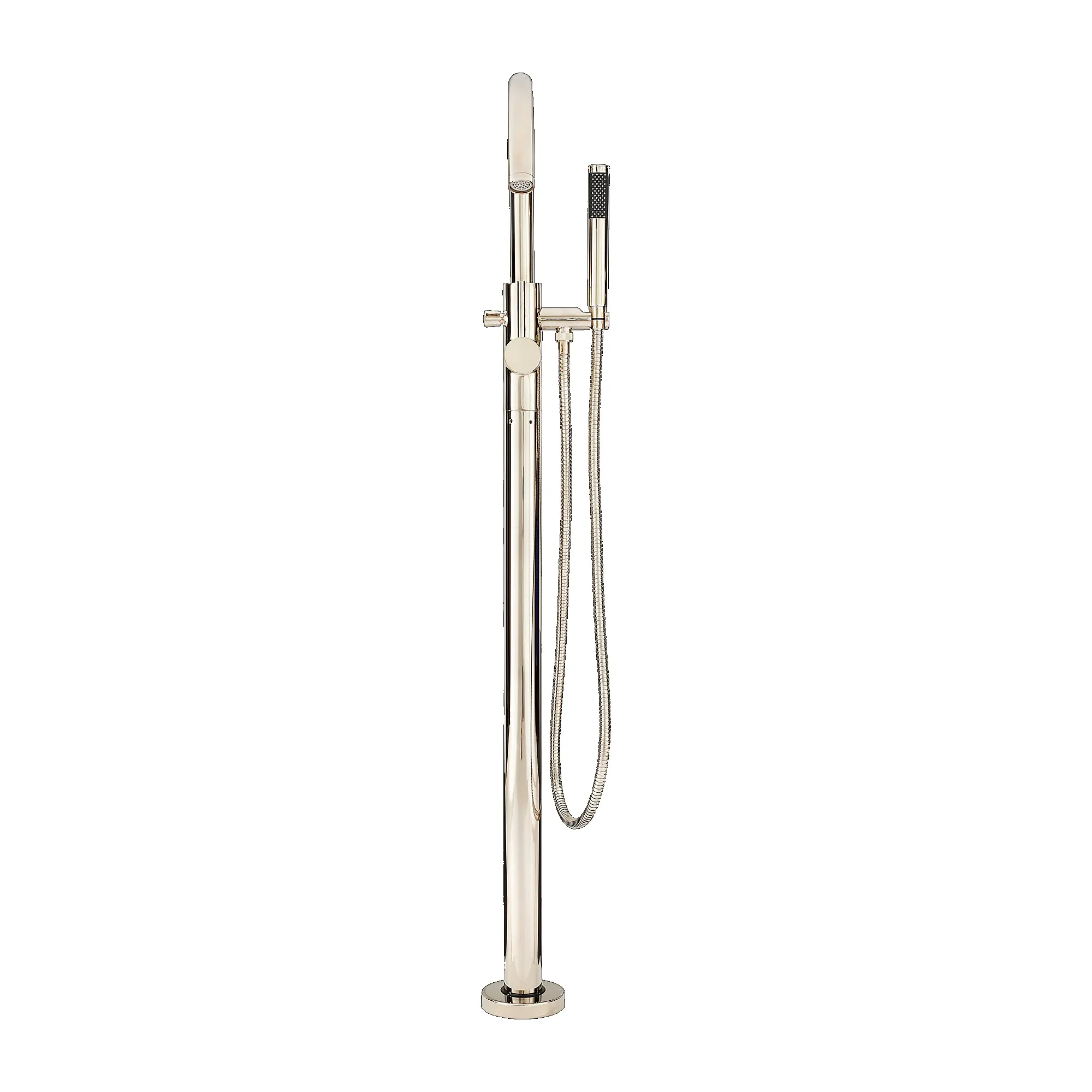 Pfister LG6-1MFD Modern Freestanding Roman Tub Trim Kit With Hand Shower in Polished Nickel