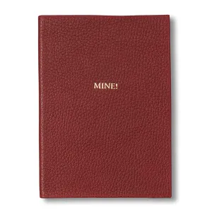 "Mine!" Leather Journal