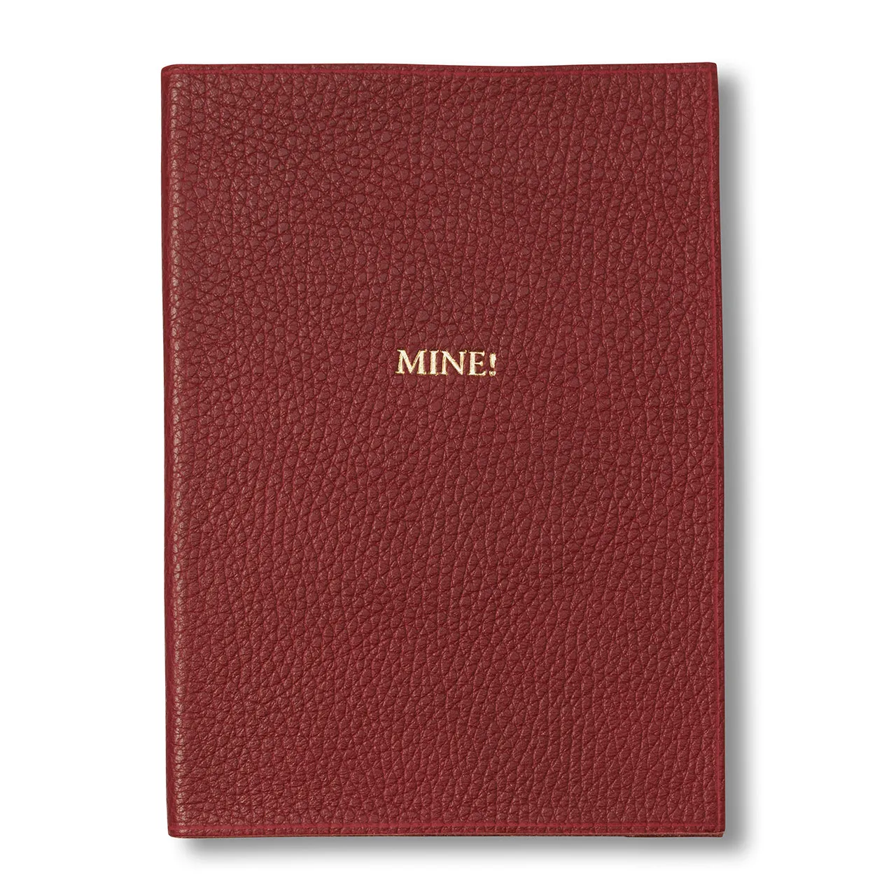 "Mine!" Leather Journal