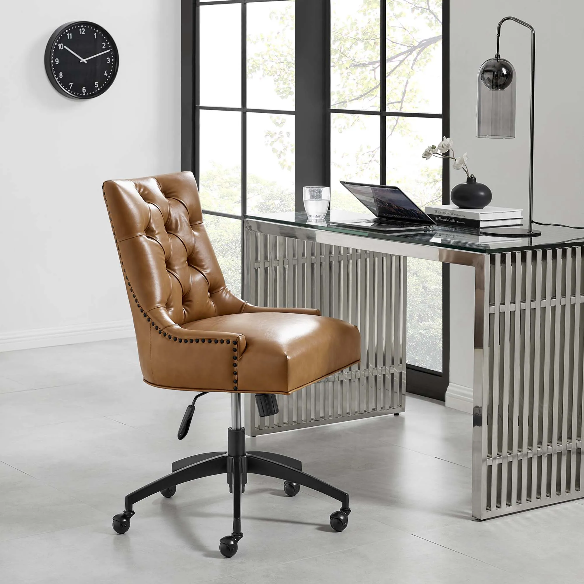 Regent Tufted Vegan Leather Office Chair by Modway