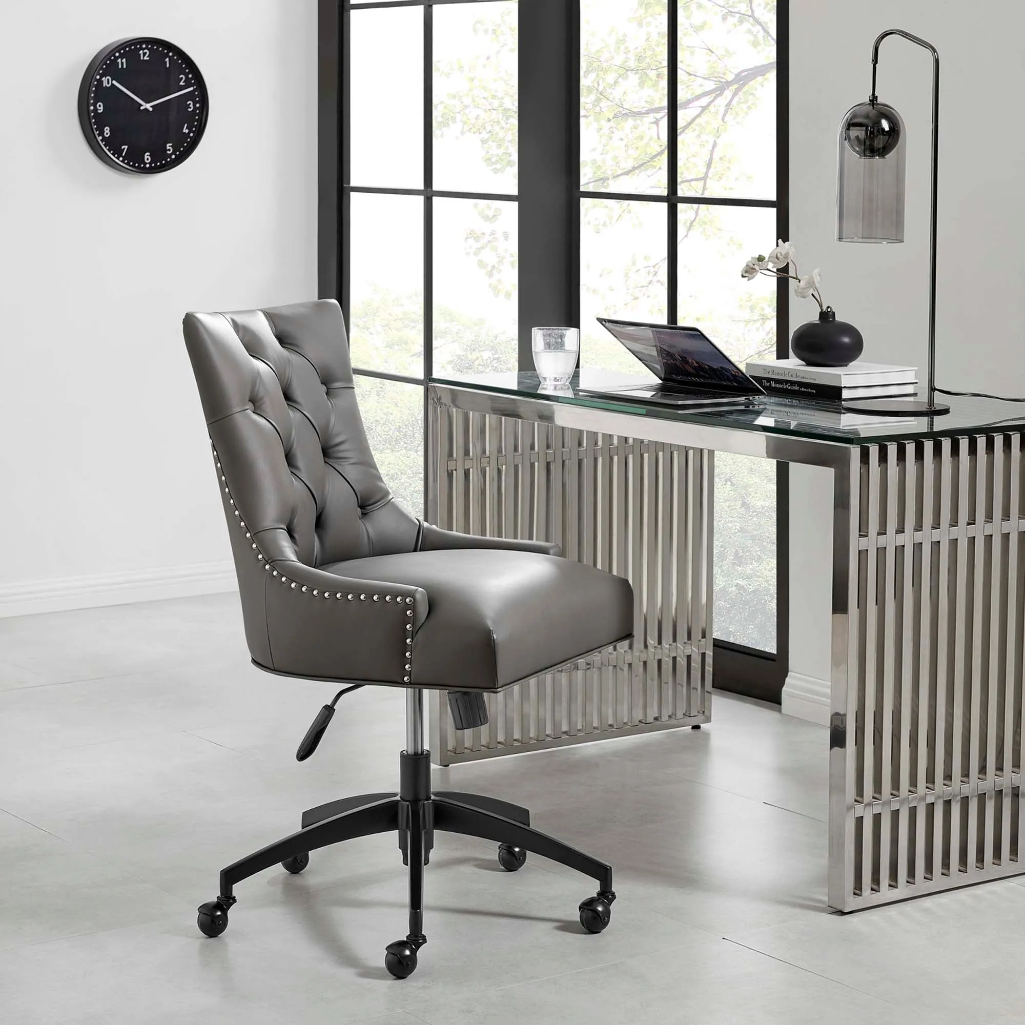 Regent Tufted Vegan Leather Office Chair by Modway