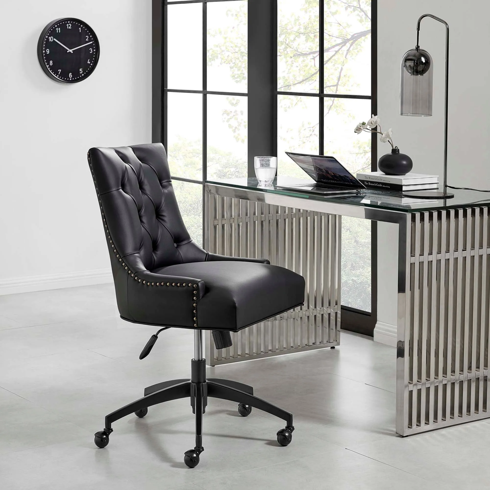 Regent Tufted Vegan Leather Office Chair by Modway
