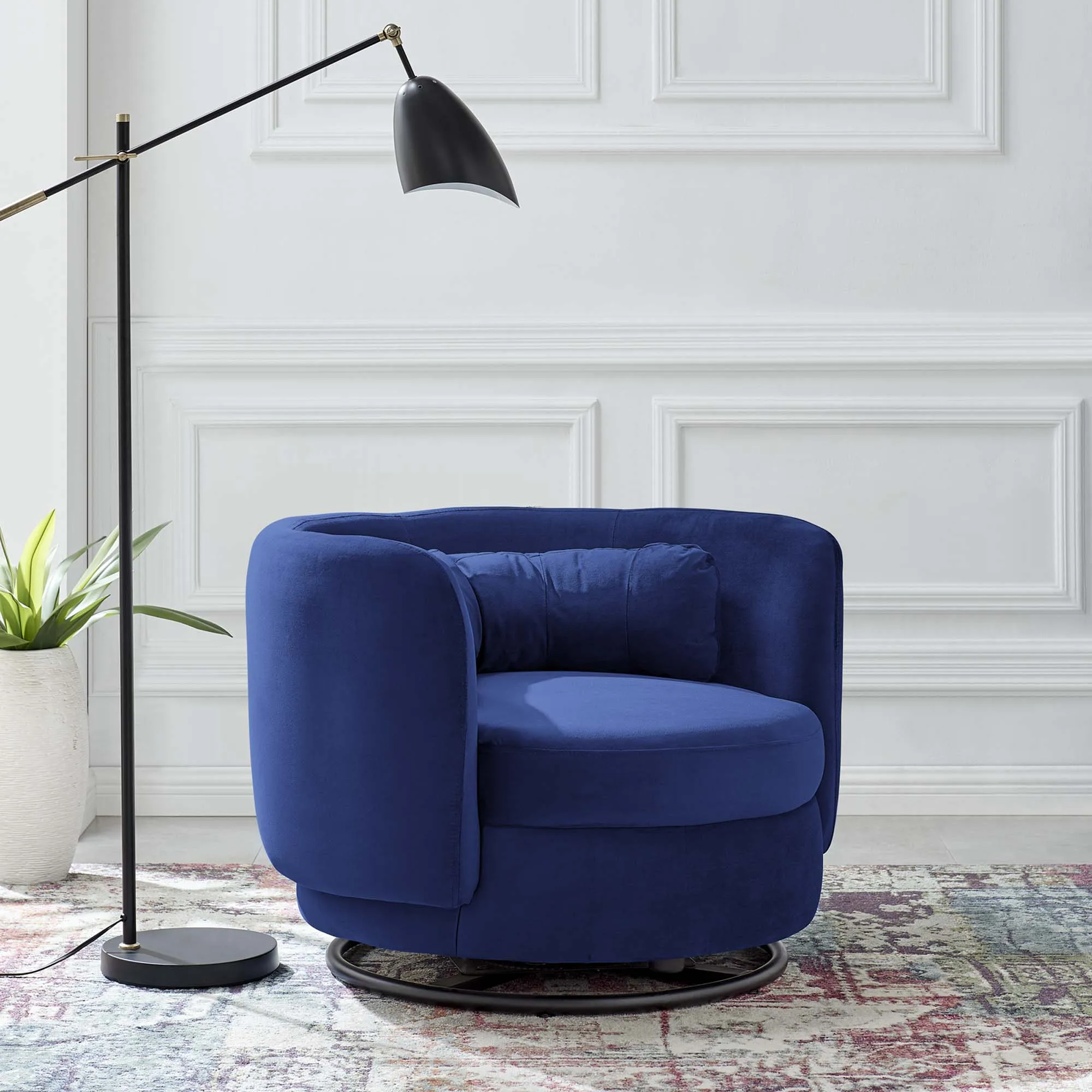 Relish Performance Velvet Performance Velvet Swivel Chair by Modway