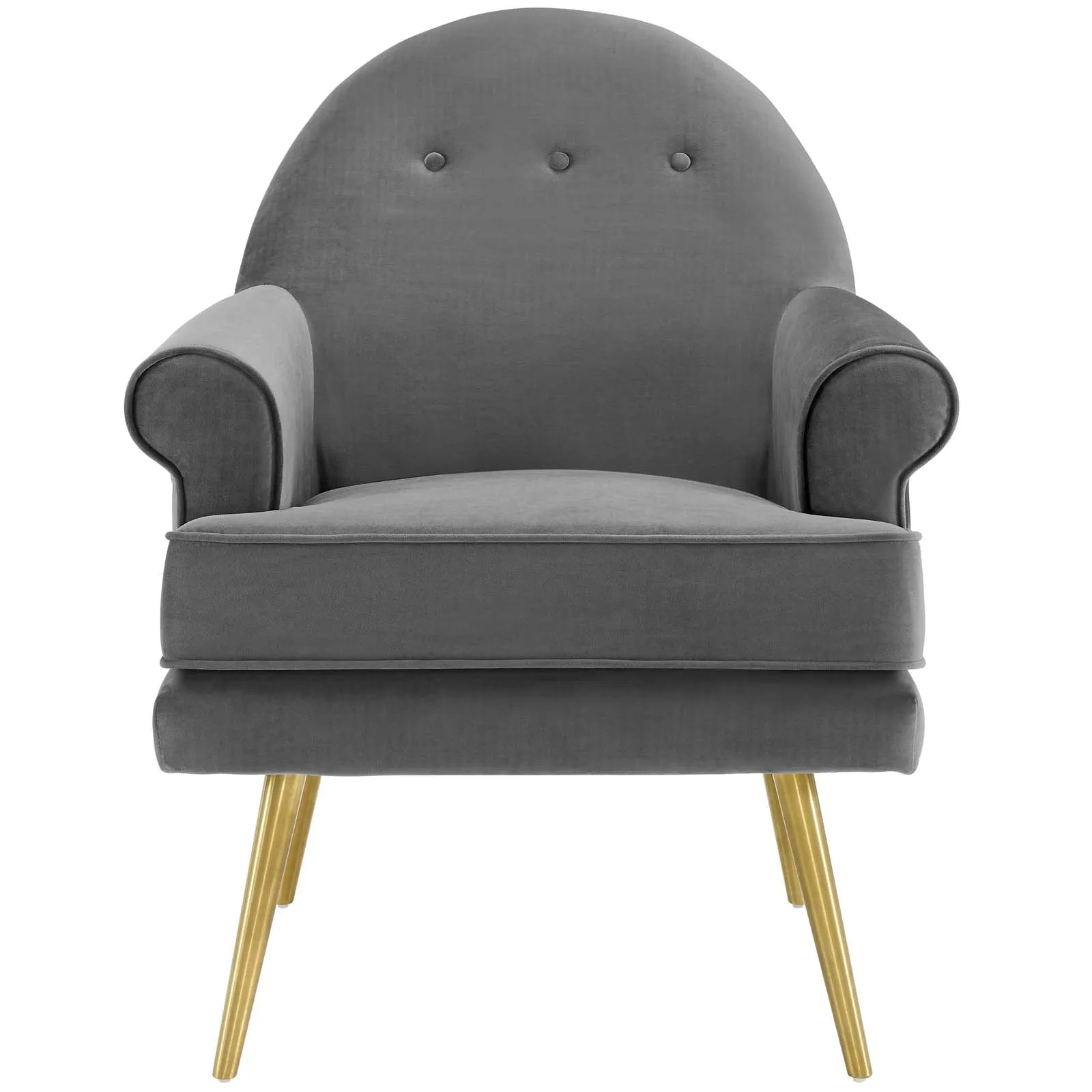 Revive Tufted Button Accent Performance Velvet Armchair by Modway
