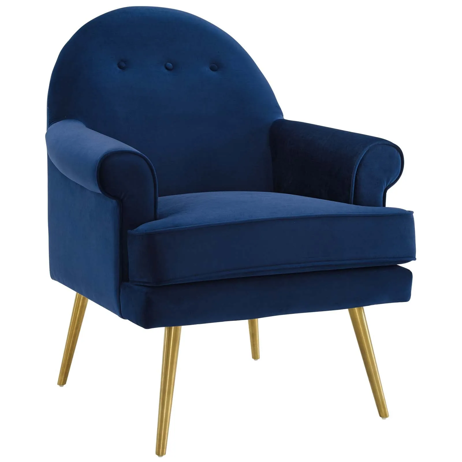 Revive Tufted Button Accent Performance Velvet Armchair by Modway