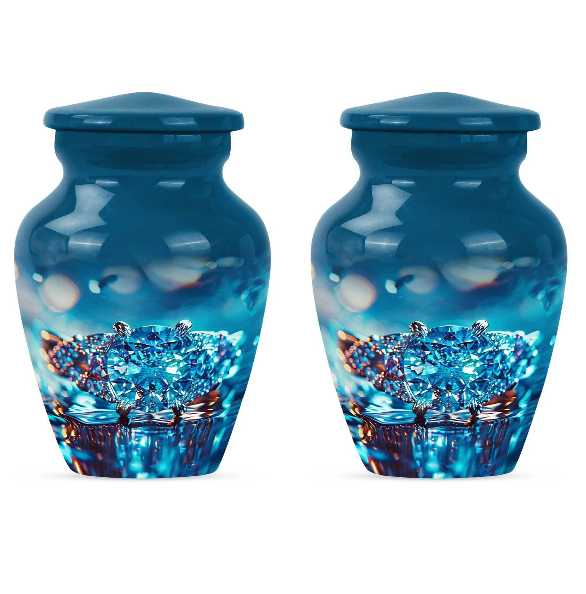 Ring Urn Eternity: Commemorative Funeral Cremation Keepsake