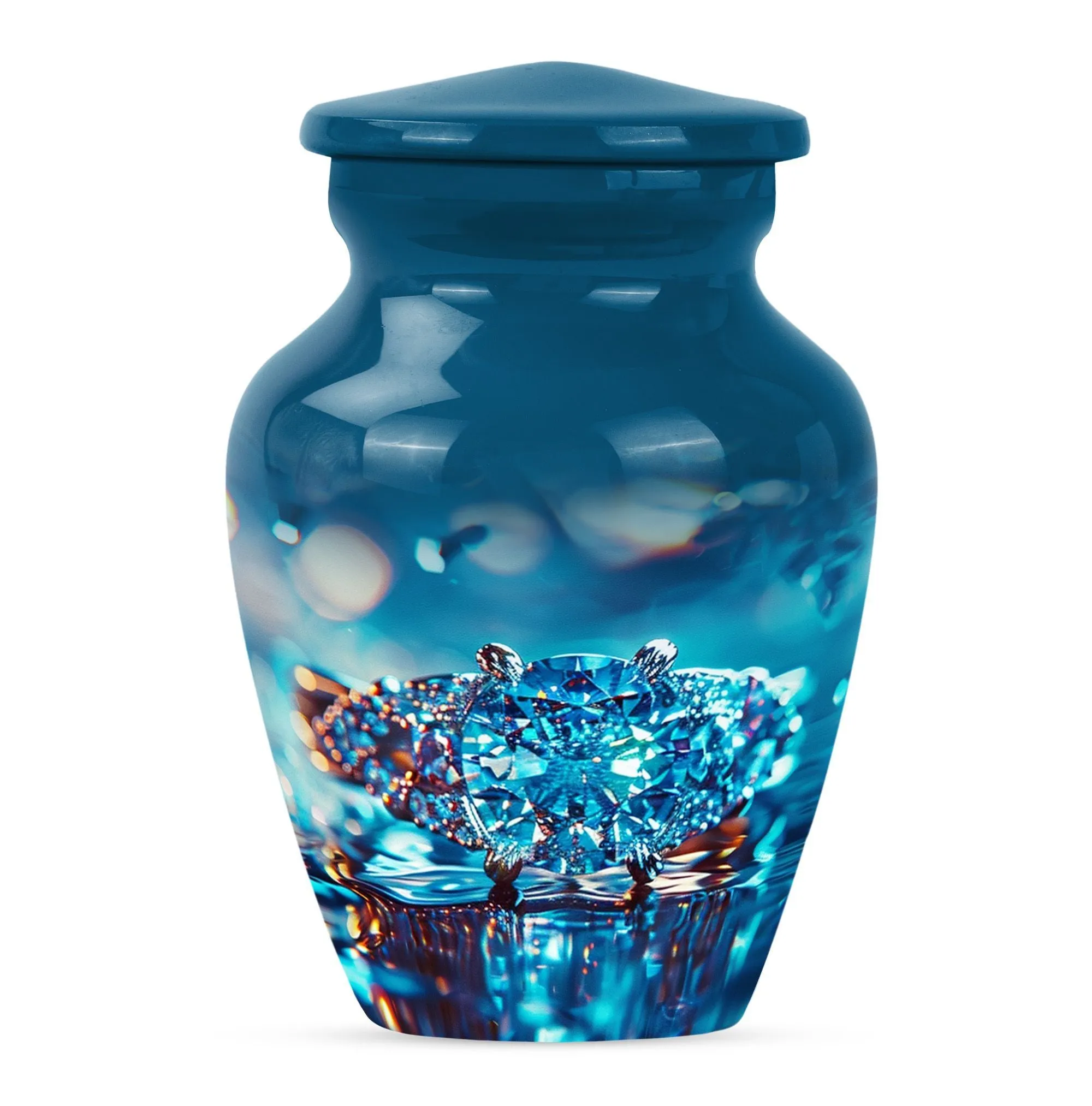 Ring Urn Eternity: Commemorative Funeral Cremation Keepsake