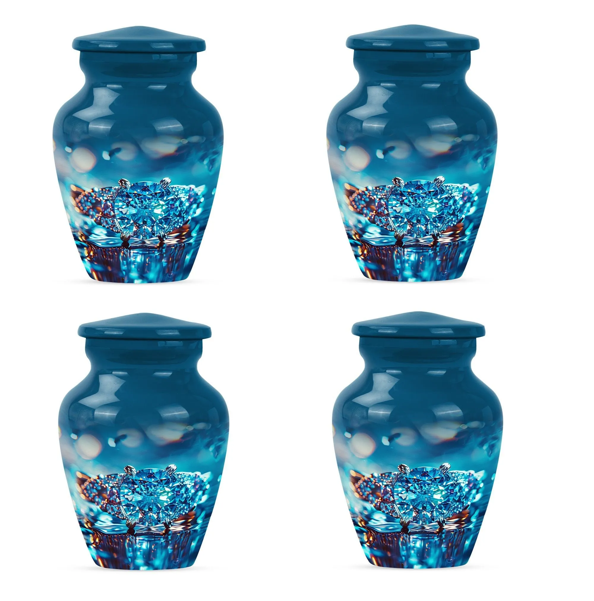 Ring Urn Eternity: Commemorative Funeral Cremation Keepsake