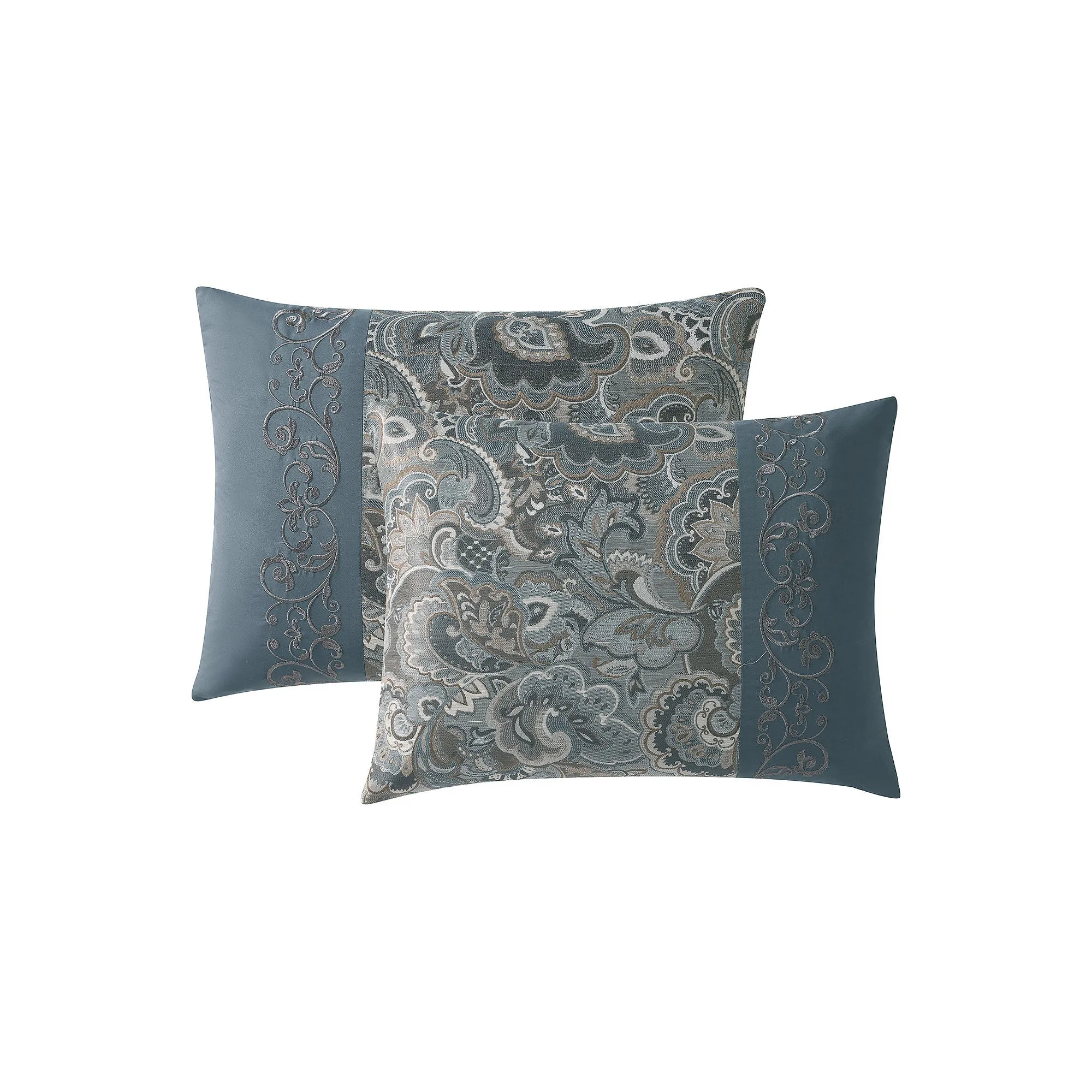 Riverbrook Home Caliana 7-pc. Embroidered Comforter Set Blue - Full