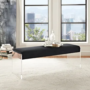 Roam Performance Velvet Bench by Modway