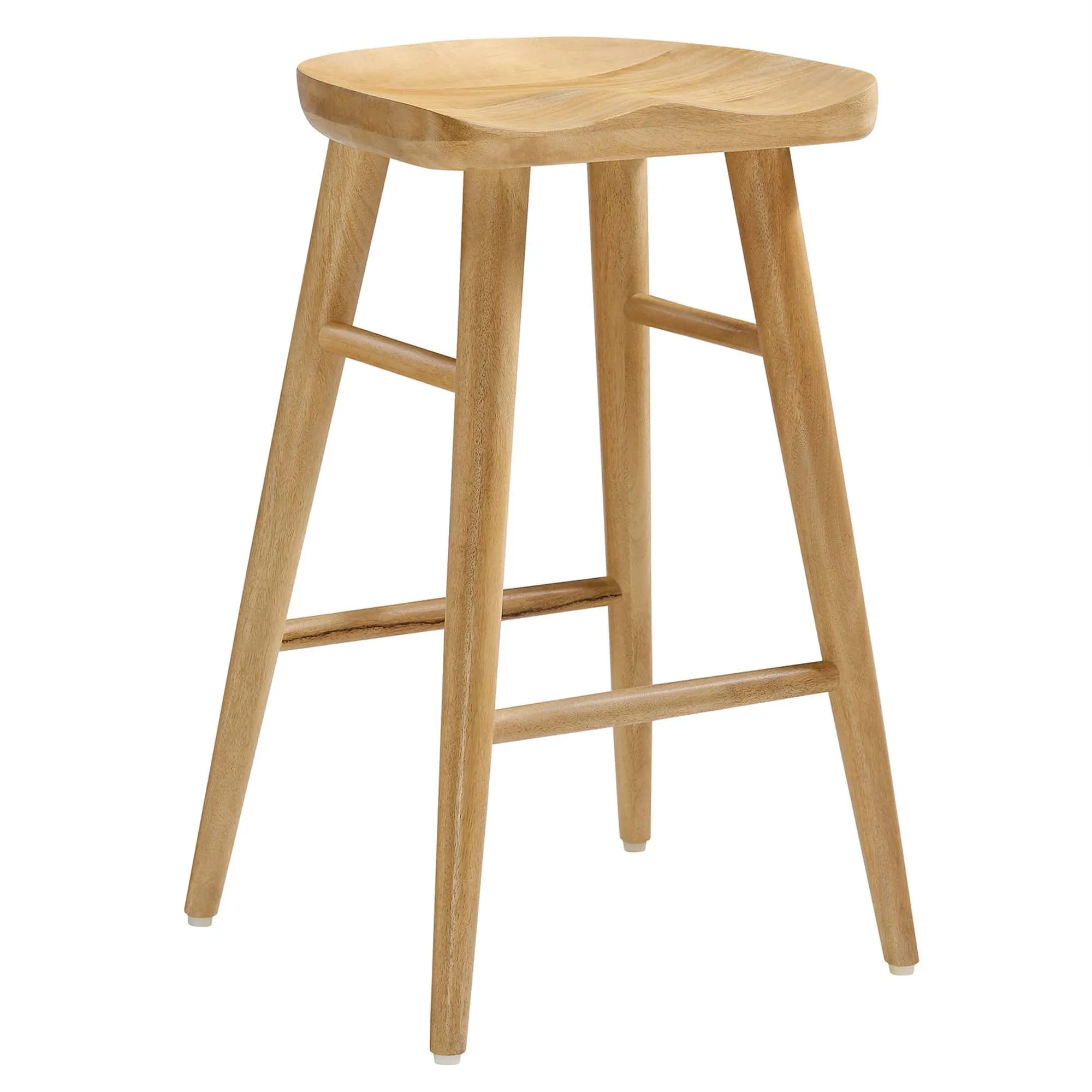 Saville Backless Wood Counter Stools - Set of 2 by Modway