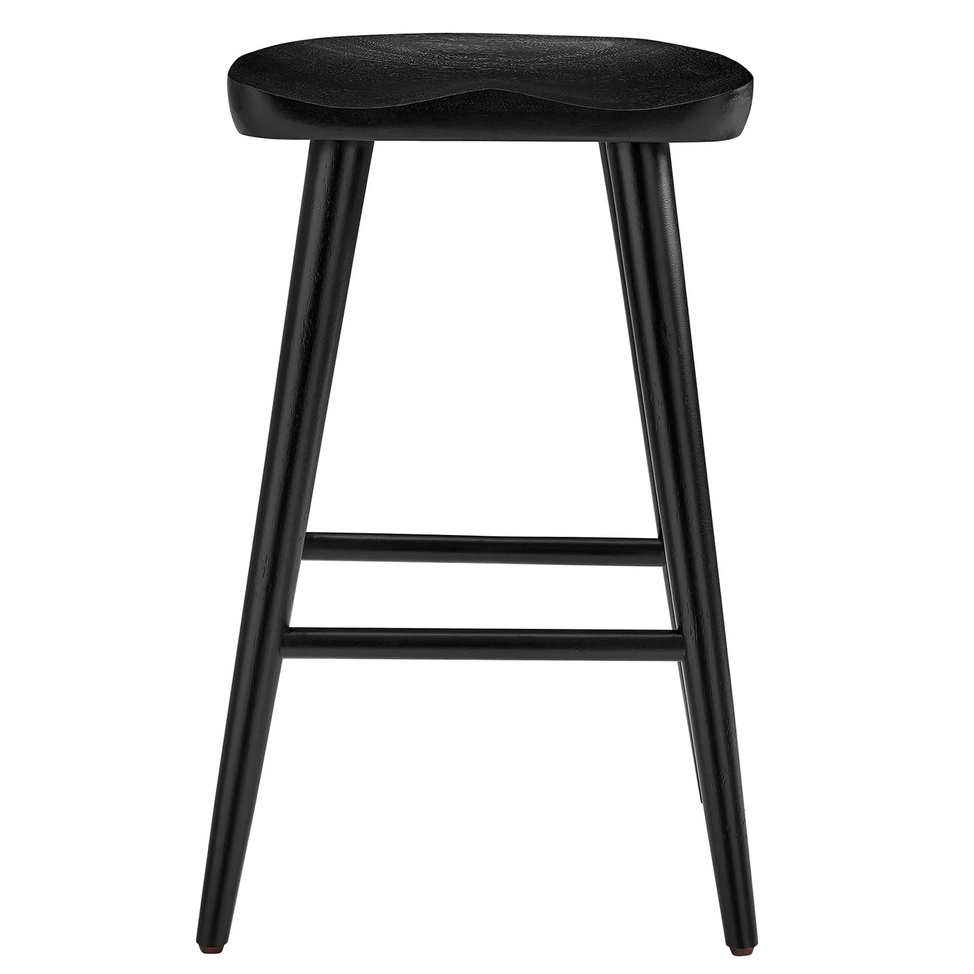 Saville Backless Wood Counter Stools - Set of 2 by Modway