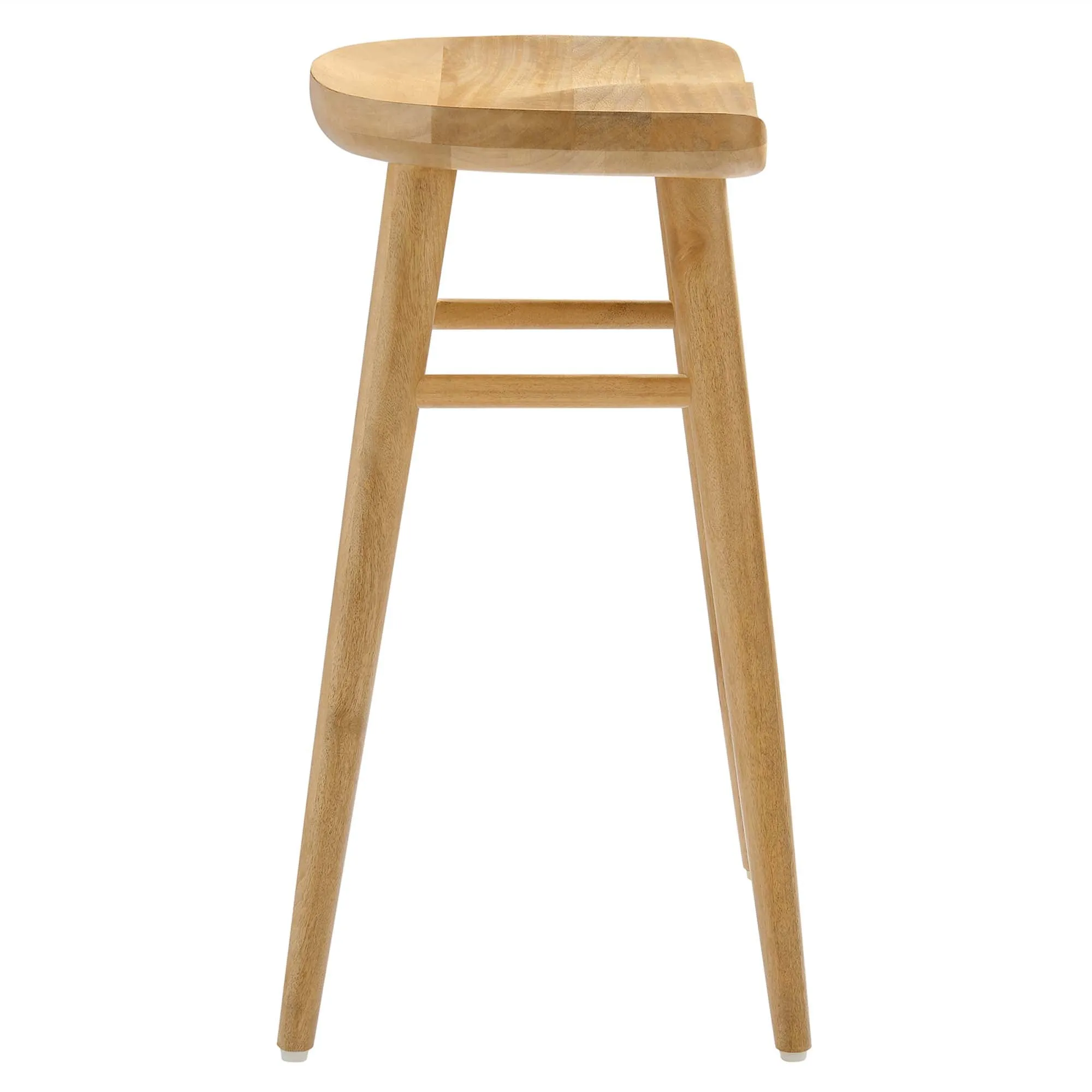 Saville Backless Wood Counter Stools - Set of 2 by Modway