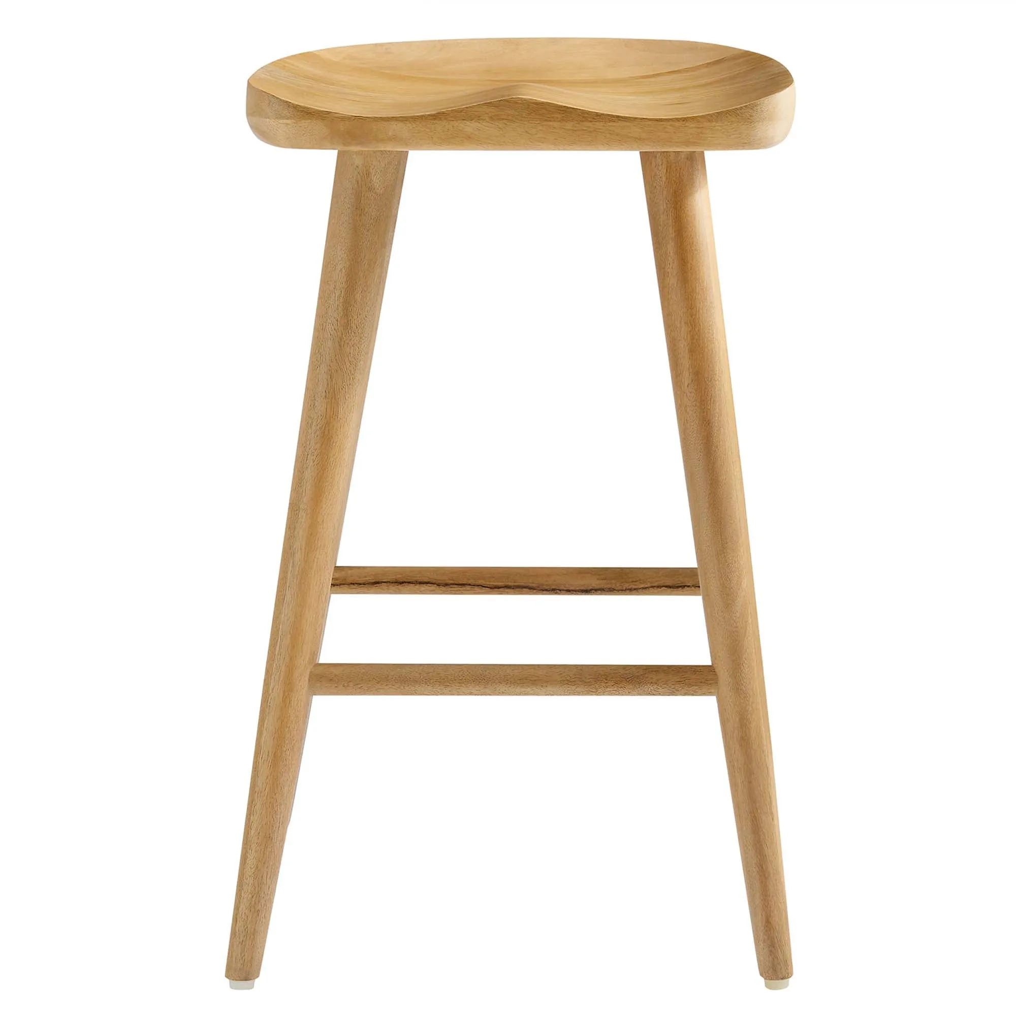 Saville Backless Wood Counter Stools - Set of 2 by Modway