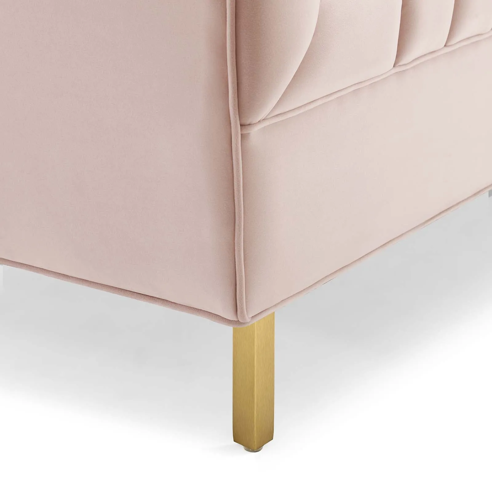 Shift Channel Tufted Performance Velvet Loveseat by Modway