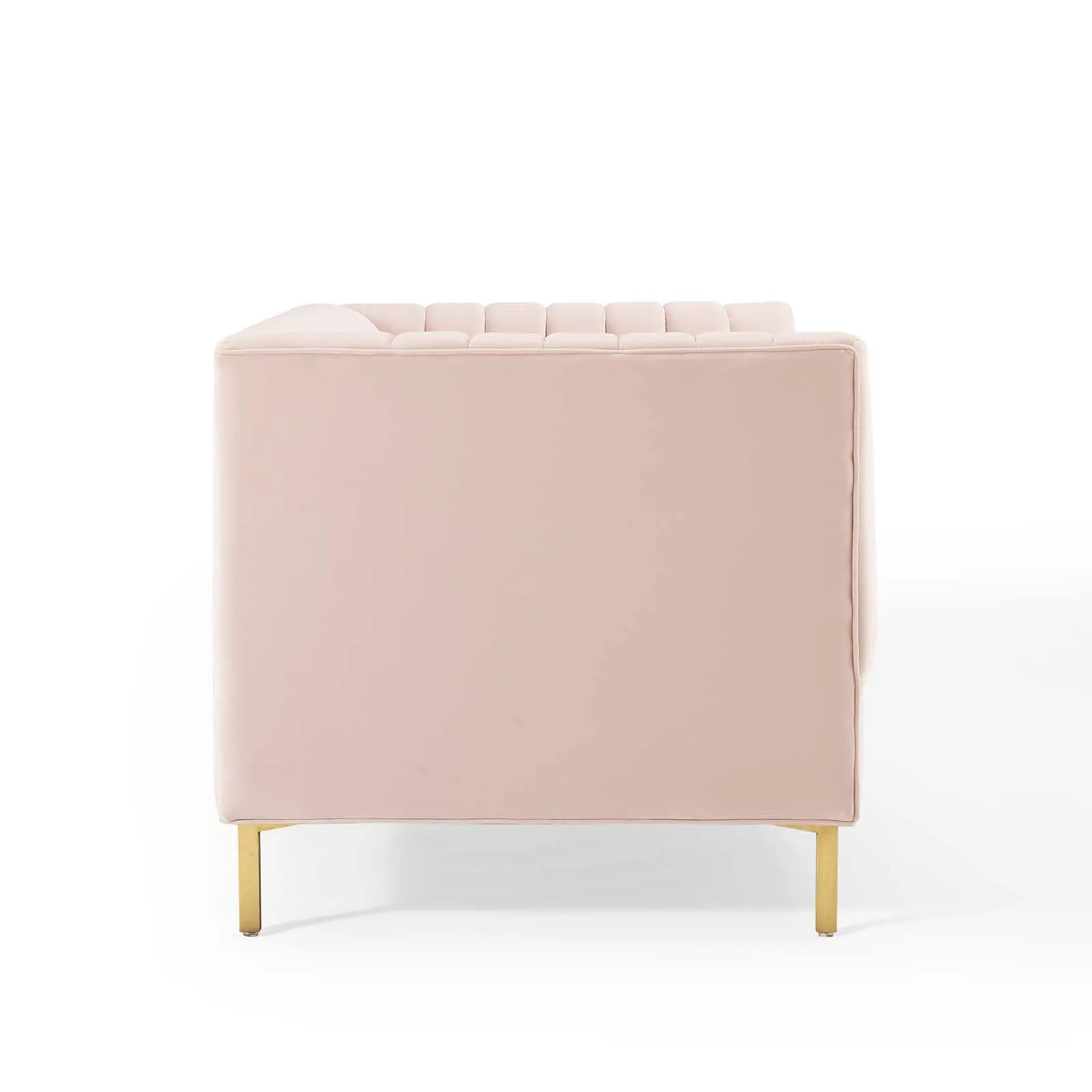 Shift Channel Tufted Performance Velvet Loveseat by Modway
