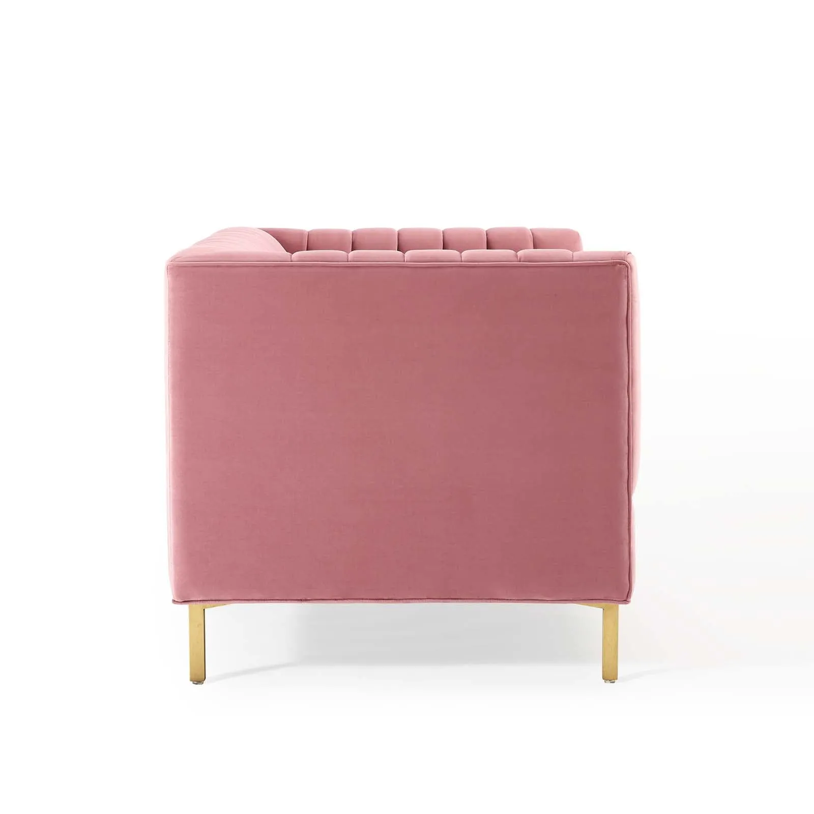 Shift Channel Tufted Performance Velvet Loveseat by Modway