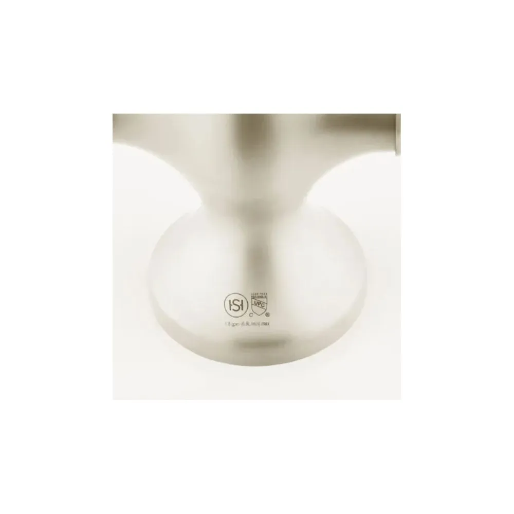 Signature Hardware RS-029D-BN Isabel Gooseneck Faucet with Metal Lever Handles - Brushed Nickel