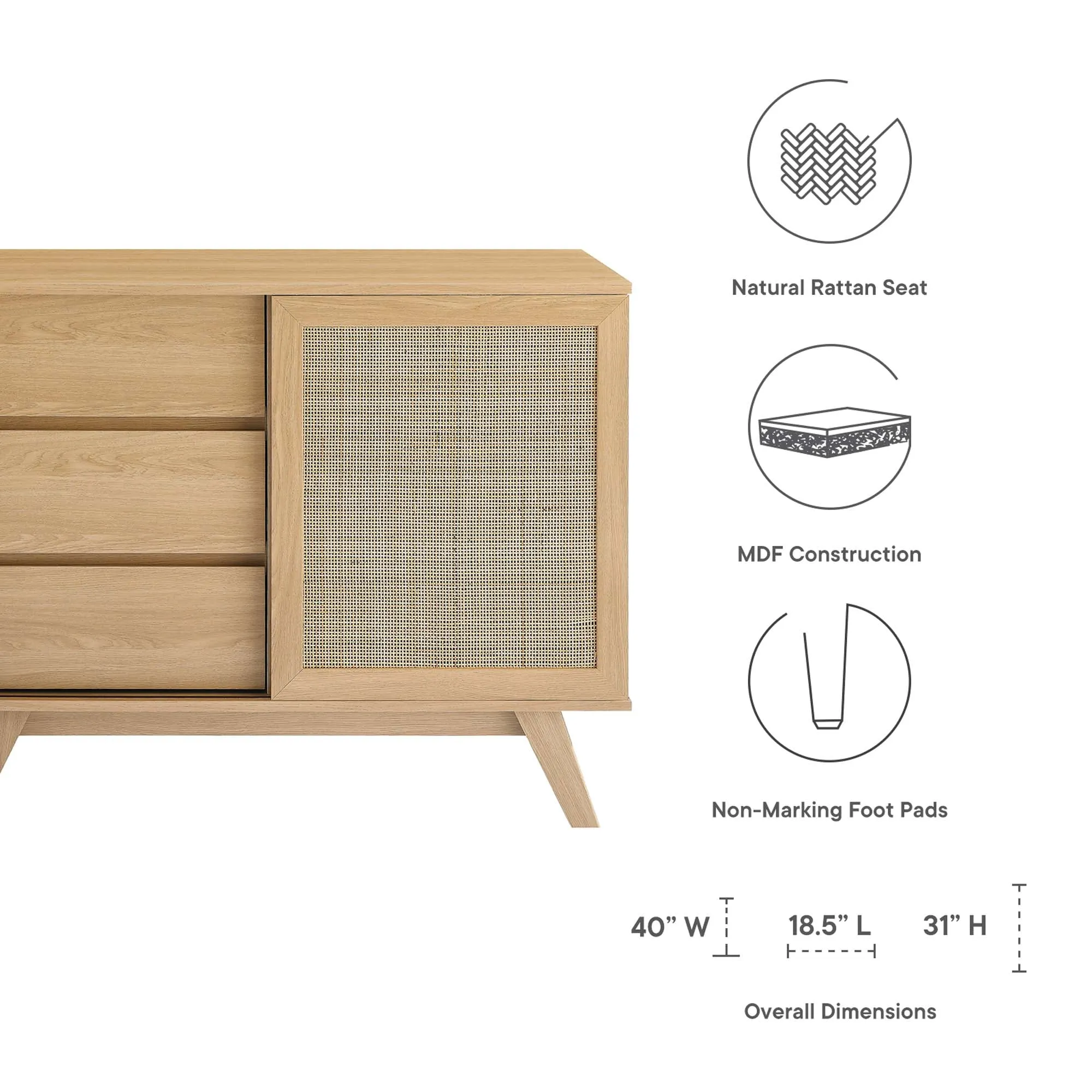 Soma 40" Accent Cabinet by Modway