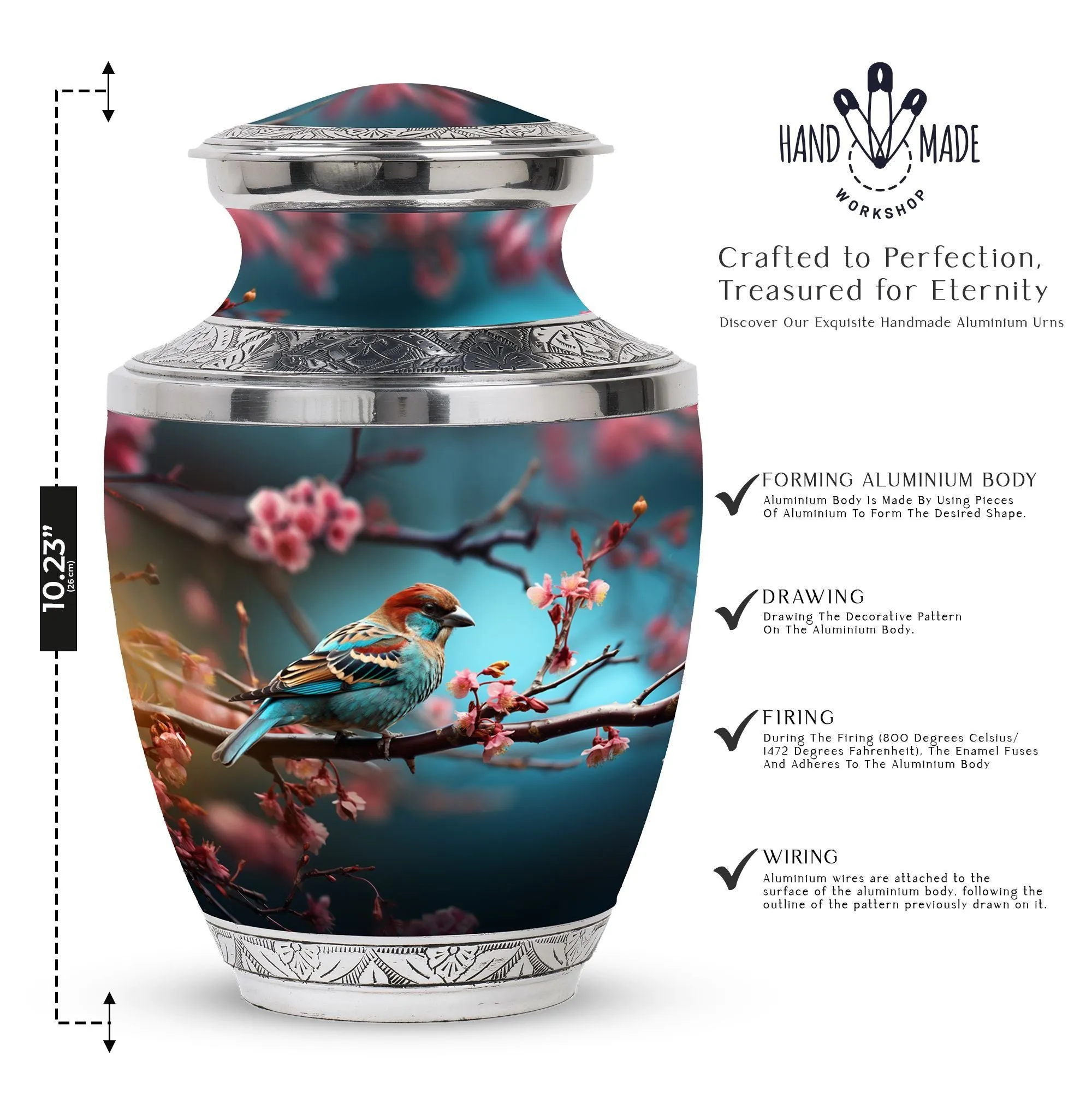 Sparrow Cremation Urn: Dignified Urn for Cherished Memories