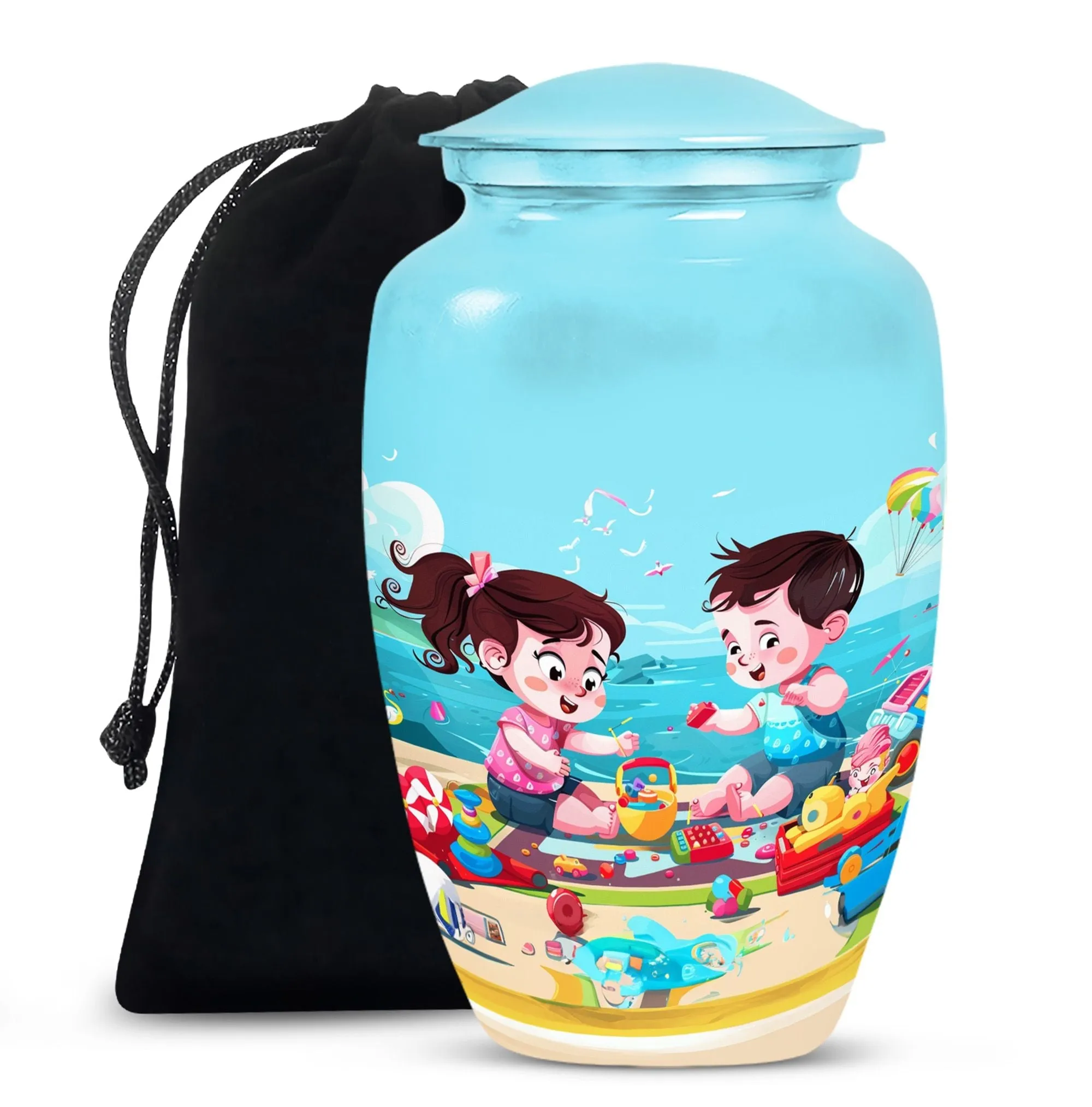 Spiral Bliss Memorial Urn for Human Ashes