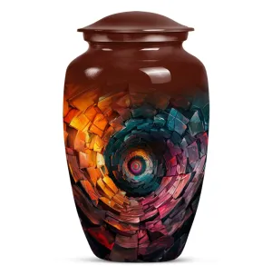 Spiral Bliss Memorial Urn for Human Ashes