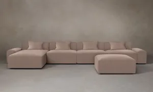 The Breuer Modular Sectional - Mohair Peony