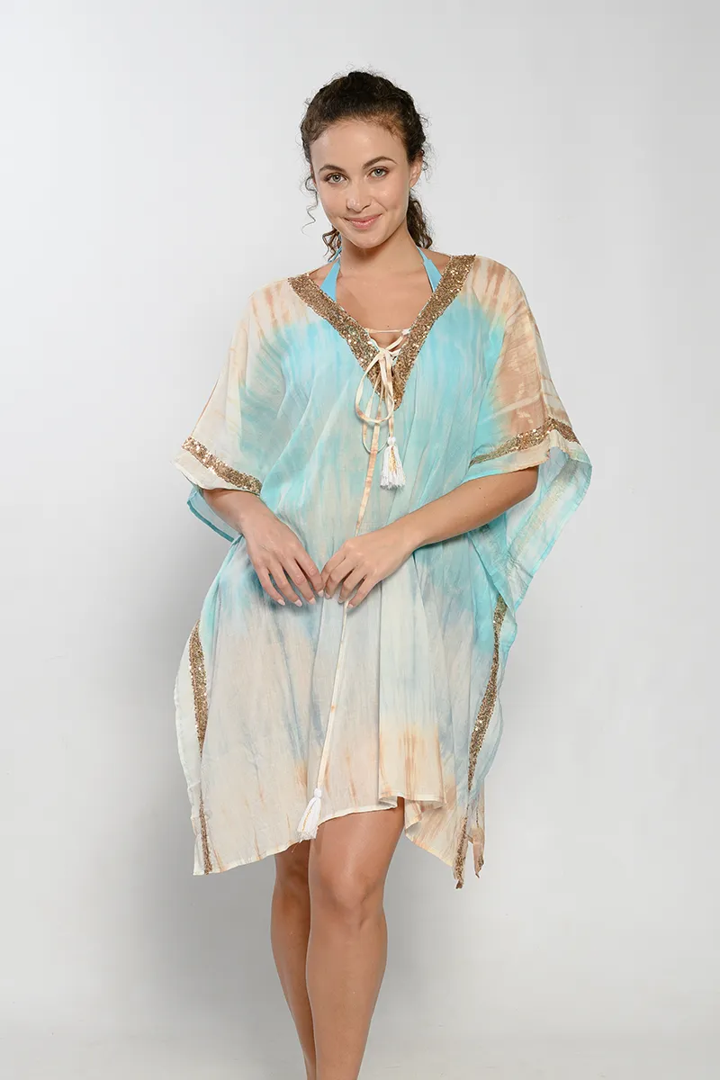 Tie dye kaftan