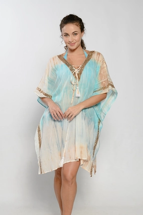 Tie dye kaftan