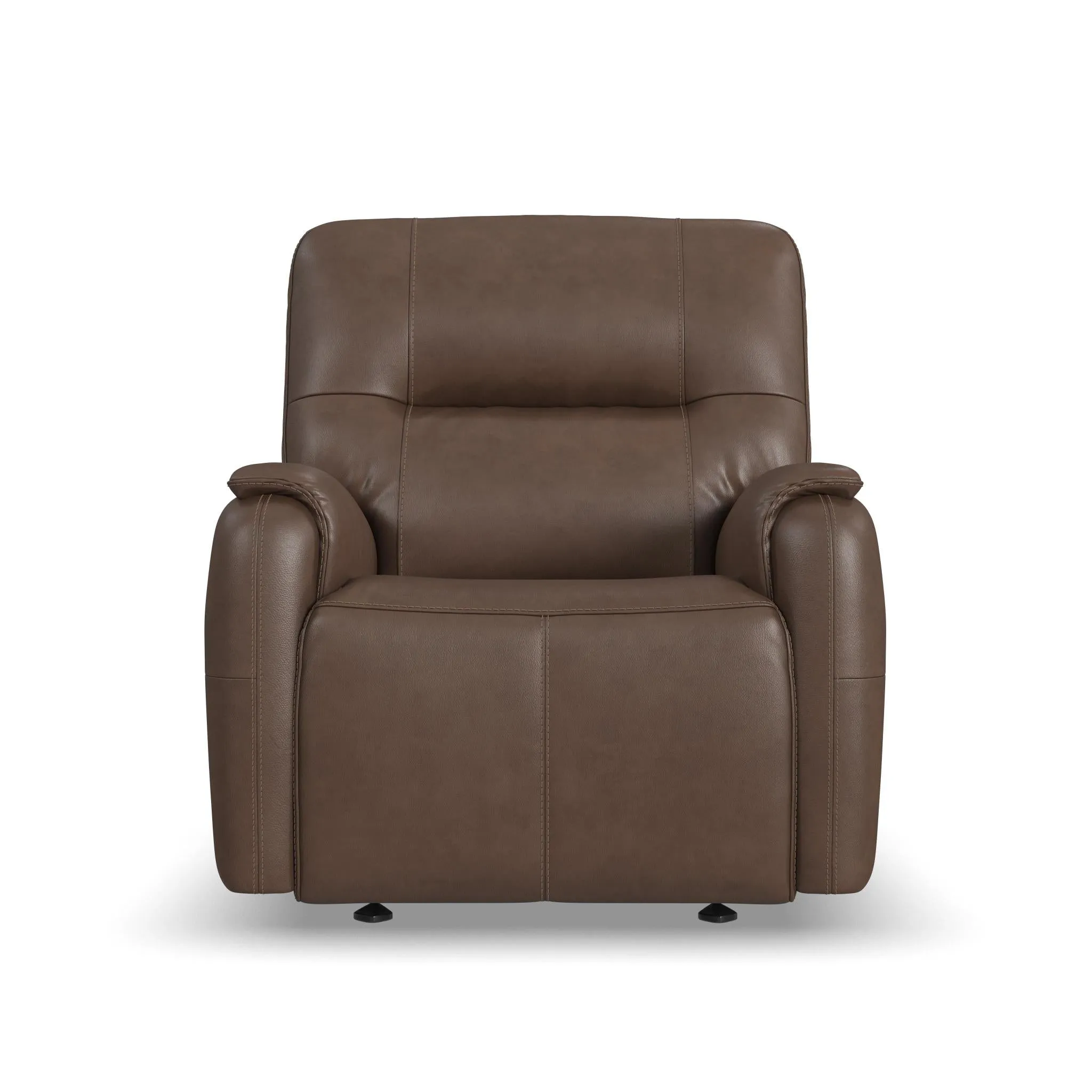 Wilson CafÃ© Leather Power Gliding Recliner with Power Headrest